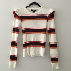 70's Style Striped Sweater